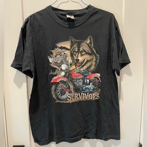 American Motorcycle Survivors Tee sz L